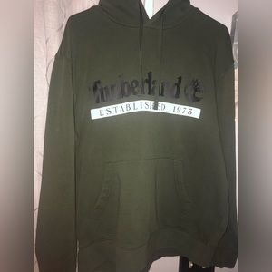 Men’s Timberland olive green hoodie. Excellent condition!! 🔥🔥🔥Size XL